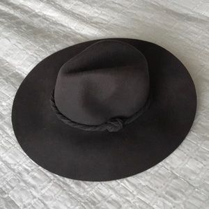 Free people grey suede hat